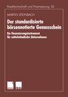 Buchcover Der standardisierte börsennotierte Genussschein