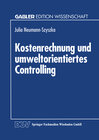 Buchcover Kostenrechnung und umweltorientiertes Controlling