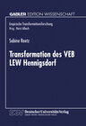 Buchcover Transformation des VEB LEW Hennigsdorf