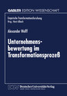 Buchcover Unternehmensbewertung im Transformationsprozeß