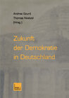 Buchcover Zukunft der Demokratie in Deutschland