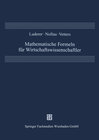 Buchcover Mathematische Formeln für Wirtschaftswissenschaftler