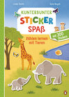 Buchcover Kunterbunter Stickerspaß - Zählen lernen mit Tieren