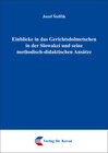 Buchcover Einblicke in das Gerichtsdolmetschen in der Slowakei und seine methodisch-didaktischen Ansätze