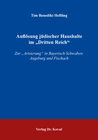 Buchcover Auflösung jüdischer Haushalte im „Dritten Reich“