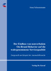 Buchcover Der Einfluss von nonverbalem On-Brand Behavior auf die wahrgenommene Servicequalität