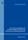 Buchcover Die Parallelverbindlichkeit als abstraktes Schuldversprechen und akzessorisches Kreditsicherungsmittel