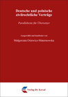 Buchcover Deutsche und polnische zivilrechtliche Verträge