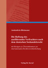 Buchcover Die Haftung des ausführenden Verfrachters nach dem deutschen Seehandelsrecht