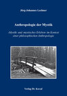 Buchcover Anthropologie der Mystik
