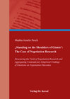 Buchcover „Standing on the Shoulders of Giants“: The Case of Negotiation Research