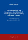 Buchcover Das Geschichtsbild der literarischen Geschichtsschrift ʻDer Weg unseres Volkes’ (1938) von Gustav Frenssen