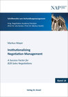 Buchcover Institutionalizing Negotiation Management