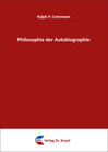 Buchcover Philosophie der Autobiographie