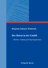 Buchcover Der Beirat in der GmbH