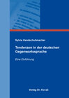 Buchcover Tendenzen in der deutschen Gegenwartssprache