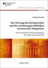 Buchcover Der Vorrang des Europarechts und die verfassungsrechtlichen Grenzen der Integration