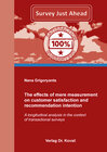 Buchcover The effects of mere measurement on customer satisfaction and recommendation intention