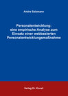 Buchcover Personalentwicklung: eine empirische Analyse zum Einsatz einer webbasierten Personalentwicklungsmaßnahme
