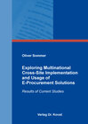 Buchcover Exploring Multinational Cross-Site Implementation and Usage of E-Procurement Solutions