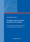 Buchcover Strategien und Governance deutscher Universitäten