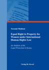 Buchcover Equal Right to Property for Women under International Human Rights Law