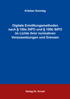 Buchcover Digitale Ermittlungsmethoden nach § 100a StPO und § 100b StPO im Lichte ihrer normativen Voraussetzungen und Grenzen