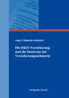 Buchcover Die D&O-Versicherung und die Insolvenz der Versicherungsnehmerin