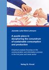 Buchcover A puzzle piece in deciphering the conundrum of sustainable consumption and production