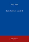 Buchcover Deutsche in Rom nach 1945