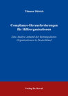 Buchcover Compliance-Herausforderungen für Hilfsorganisationen