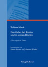 Buchcover Das Gebet bei Paulus und in seinen Briefen