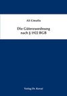 Buchcover Die Güterzuordnung nach § 1922 BGB