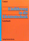Buchcover Einführung in die Elektrotechnik