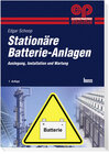 Buchcover Stationäre Batterie-Anlagen