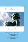 Buchcover Lesen, erschließen, verstehen