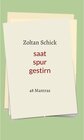 Buchcover saat spur gestirn / tredition