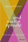 Buchcover und noch 'n Spruch! / tredition