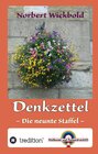 Buchcover Norbert Wickbold Denkzettel
