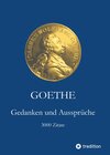 Buchcover Goethe. Gedanken und Aussprüche