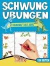 Buchcover Schwungübungen Übungsheft - Das kindgerechte Dinosaurier Vorschulbuch.