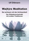 Buchcover Wa(h)re Meditation