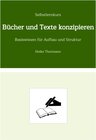 Buchcover Selbstlernkurs: Bücher und Texte konzipieren