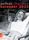 Buchcover Aufbau Literatur Kalender 2023