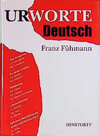 Buchcover Urworte Deutsch