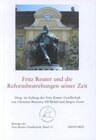 Buchcover Fritz Reuter und die Reformbestrebungen seiner Zeit