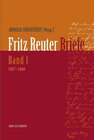 Buchcover Fritz Reuter. Briefe