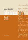 Buchcover Fritz Reuter. Briefe Band 2 (1861-1866)
