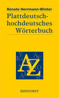 Buchcover Plattdeutsch-hochdeutsches Wörterbuch