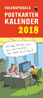Buchcover Eulenspiegels Postkartenkalender 2018 VE 5 Exemplare